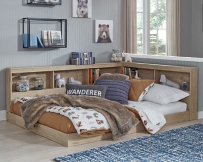 Oliah Full Bookcase Storage Bed - Image 3