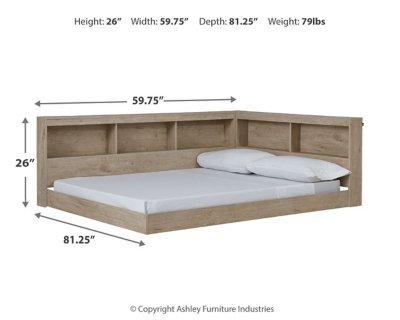 Oliah Full Bookcase Storage Bed - Image 5