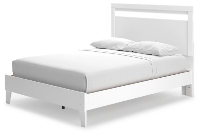 Flannia Queen Panel Platform Bed - Image 4