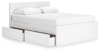 Onita Queen Panel Platform Bed with 1 Side Storage - Image 4