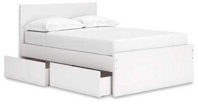 Onita Full Panel Platform Bed with 2 Side Storage - Image 5