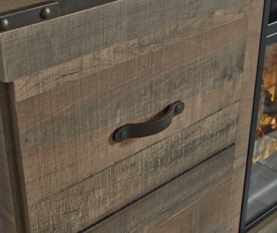 Trinell 4-Piece Entertainment Center with Electric Fireplace - Image 4