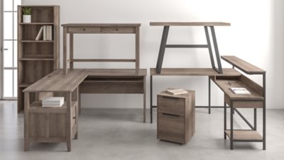 Arlenbry Home Office L-Desk with Storage - Image 11