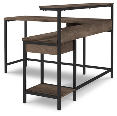 Arlenbry Home Office L-Desk with Storage - Image 4