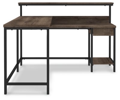 Arlenbry Home Office L-Desk with Storage - Image 6
