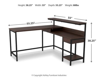 Camiburg Home Office L-Desk with Storage - Image 5