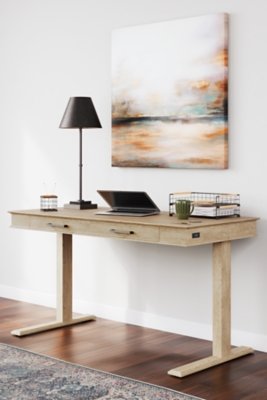 Elmferd 53" Adjustable Height Desk - Image 3