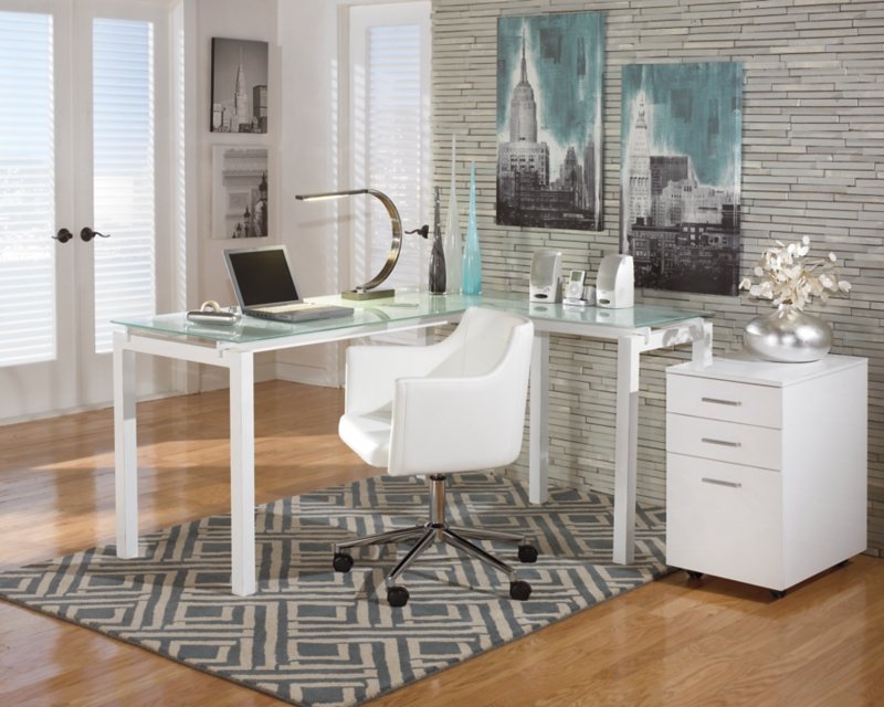 Baraga Home Office L-Desk - Image 7