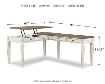 Realyn 2-Piece Home Office Lift Top Desk - Image 5