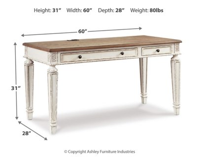 Realyn 60" Home Office Desk - Image 5