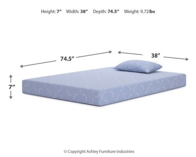 iKidz Ocean Twin Mattress and Pillow - Image 7