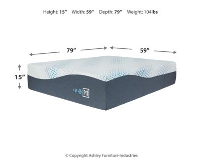 Millennium Luxury Plush Gel Latex Hybrid Twin XL Mattress - Image 9