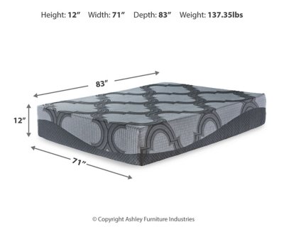 12 Inch Ashley Hybrid California King Mattress - Image 4