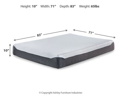 10 Inch Chime Elite California King Memory Foam Mattress in a box - Image 5