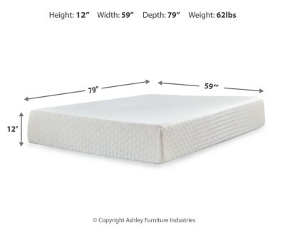 Chime 12 Inch Memory Foam Queen Mattress in a Box - Image 5