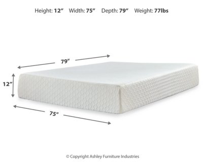 Chime 12 Inch Memory Foam King Mattress in a Box - Image 5