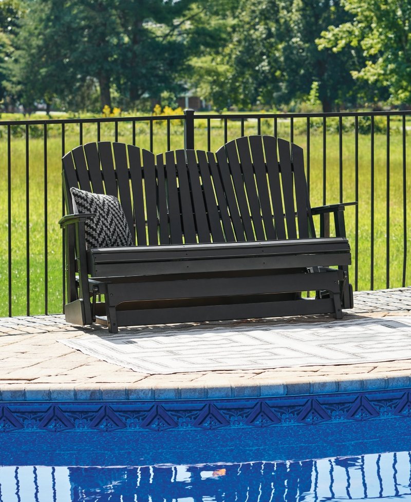 Hyland Wave Outdoor Glider Loveseat - Image 3