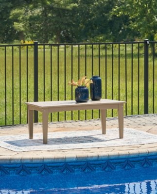Hyland Wave Outdoor Coffee Table - Image 3