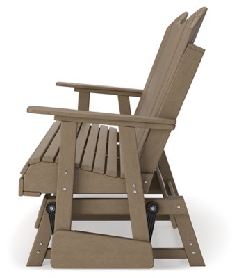 Hyland Wave Outdoor Glider Loveseat - Image 9