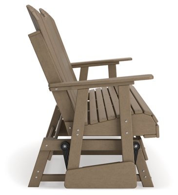 Hyland Wave Outdoor Glider Loveseat - Image 10
