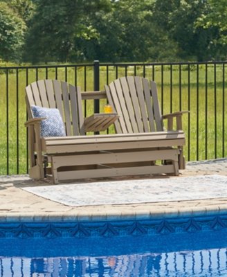 Hyland Wave Outdoor Glider Loveseat - Image 6