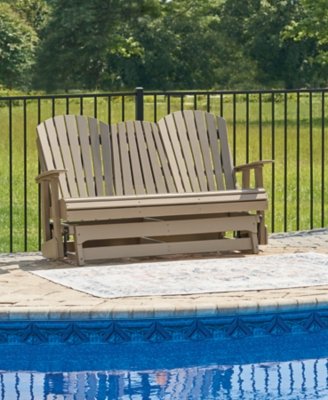 Hyland Wave Outdoor Glider Loveseat - Image 3