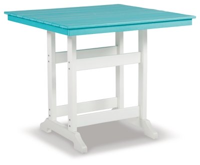 Eisely Outdoor Counter Height Dining Table with 2 Barstools - Image 3
