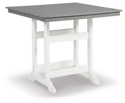 Transville Outdoor Counter Height Dining Table with 4 Barstools - Image 3