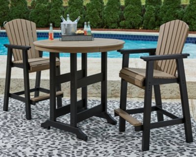 Fairen Trail Outdoor Counter Height Dining Table with 2 Barstools - Image 11