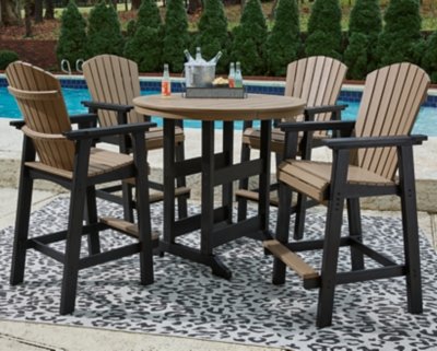 Fairen Trail Outdoor Counter Height Dining Table with 2 Barstools - Image 11