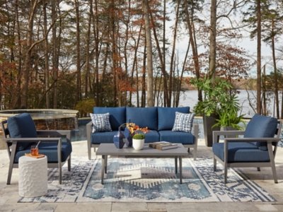 Gali Outdoor Sofa/Chairs/Table Set (Set of 4) - Image 3