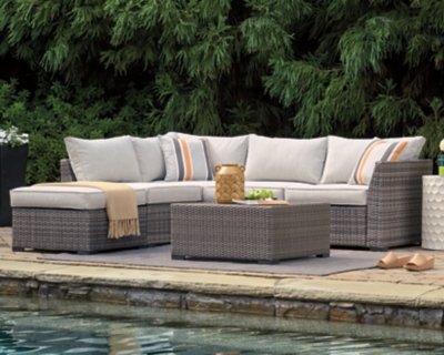 Cherry Point 4-piece Outdoor Sectional Set - Image 3