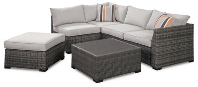 Cherry Point 4-piece Outdoor Sectional Set - Image 4