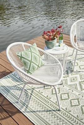 Mandarin Cape Outdoor Table and Chairs (Set of 3) - Image 16