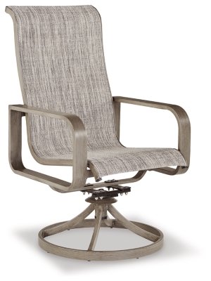 Beach Front Sling Swivel Chair (Set of 2) - Image 3