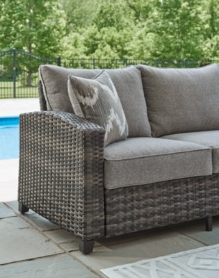Oasis Court Outdoor Sofa/Chairs/Table Set (Set of 4) - Image 8