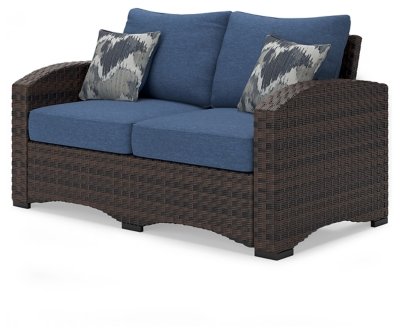 Windglow Outdoor Loveseat with Cushion - Image 4