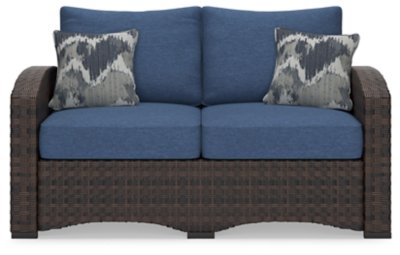 Windglow Outdoor Loveseat with Cushion - Image 5