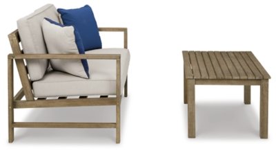 Fynnegan Outdoor Loveseat with Table (Set of 2) - Image 4