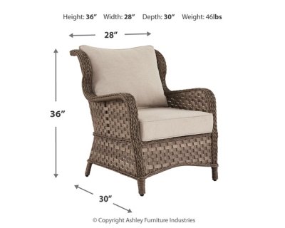 Clear Ridge Lounge Chair with Cushion (Set of 2) - Image 9