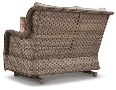Clear Ridge Glider Loveseat with Cushion - Image 4