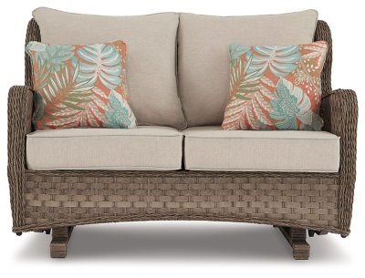 Clear Ridge Glider Loveseat with Cushion - Image 5