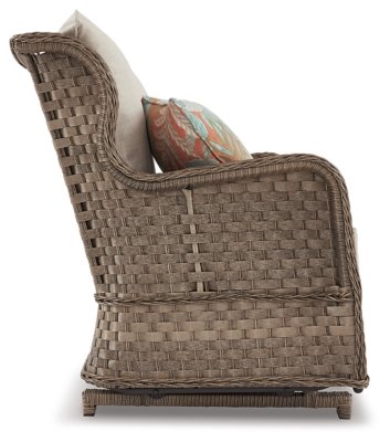 Clear Ridge Glider Loveseat with Cushion - Image 6