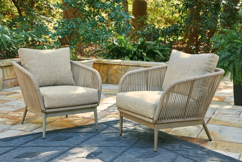 Swiss Valley Lounge Chair with Cushion (Set of 2) - Image 3