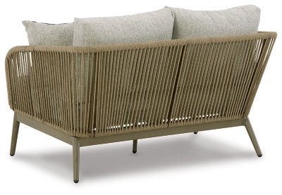 Swiss Valley Outdoor Loveseat with Cushion - Image 6