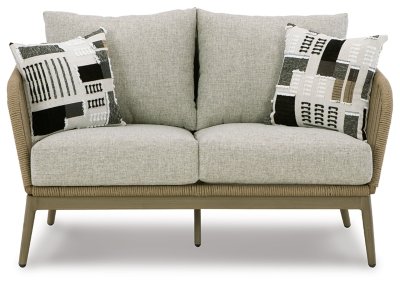 Swiss Valley Outdoor Loveseat with Cushion - Image 4