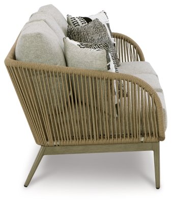 Swiss Valley Outdoor Sofa with Cushion - Image 5