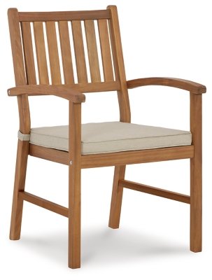 Janiyah Outdoor Dining Arm Chair (Set of 2) - Image 5