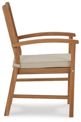 Janiyah Outdoor Dining Arm Chair (Set of 2) - Image 7
