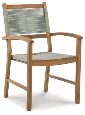 Janiyah Outdoor Dining Arm Chair (Set of 2) - Image 5